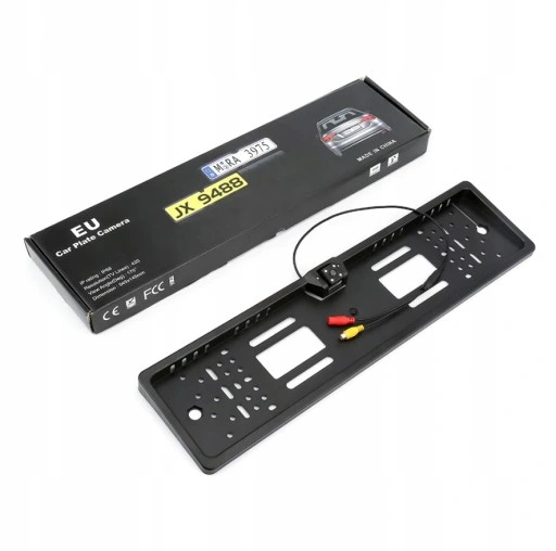 KAMERA COFANIA Z LED W RAMCE TABLICA REJESTRACYJNA