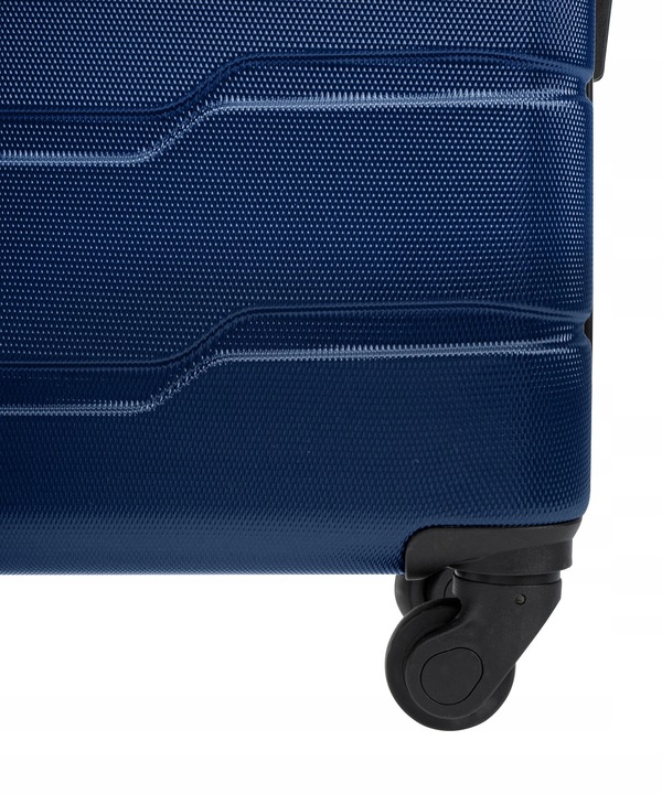 Walizka Duża Podróżna Na Kółkach Twarda ABS PUCCINI Granatowa ABS024A-7A