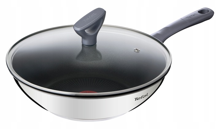Wok z pokrywką TEFAL Daily Cook 28cm non-stick indukcja stal G7309955