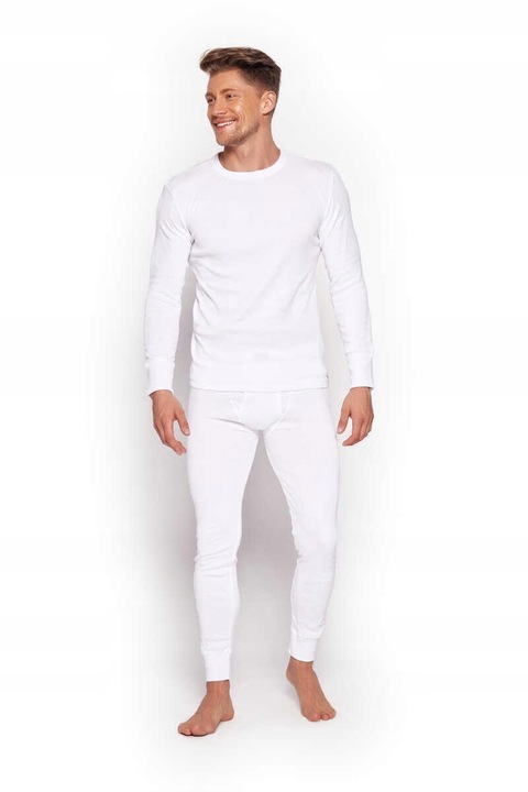 Podkoszulka z długim rękawem 100 % bawełna 2149 biała L