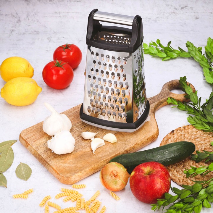 TARKA DO WARZYW tarka do ziemniaków z pojemnikiem ręczna kuchenna stal