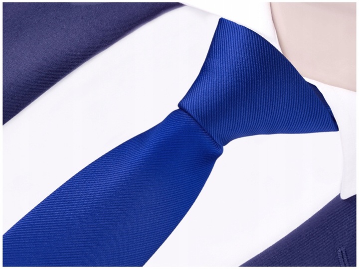 ŻAKARDOWY Krawat Męski w Prążki CHABROWY RC42