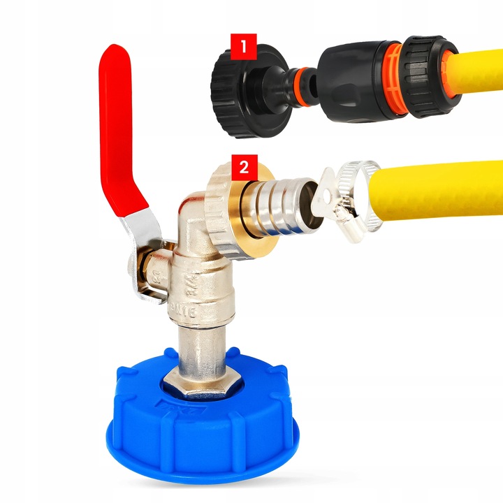 ZAWÓR MAUZERA KRAN ZBIORNIKA 1000l 3/4x1 CZERPALNY MAUSERA IBC