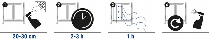 ŚRODEK SPRAY PŁYN + BOMBA DYMNA GRANAT PREPARAT NA PAJĄKI ZESTAW NO PEST