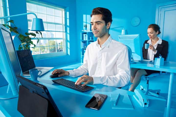 Klawiatura Myszka Zestaw Bezprzewodowy RAPOO czarny 8000M