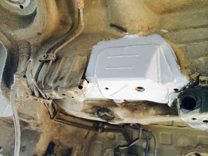 Wzmocnienie podłogi wózka BMW E46 DRIFT KJS M3