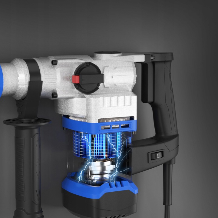 Wiertarka udarowa z kontrolą wibracji, sprzęgło bezpieczeństwa Młot