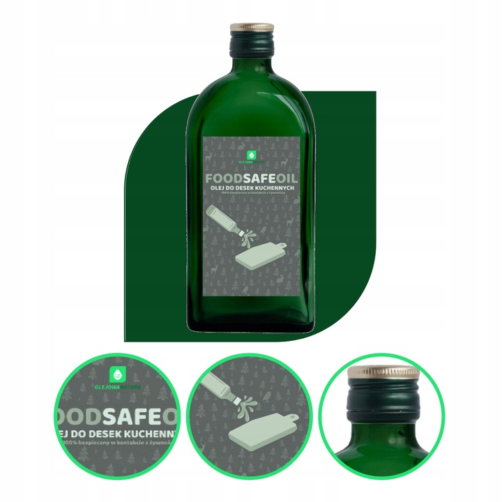 OLEJ DO DESEK KUCHENNYCH bezpieczny i naturalny 250ml OlejowaNatura