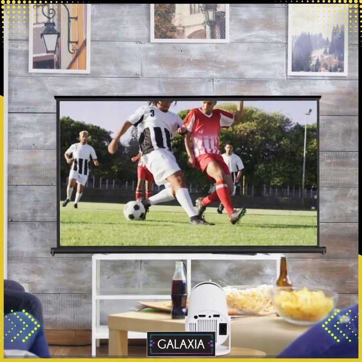 PROJEKTOR RZUTNIK MINI PRZENOŚNY ANDROID LED WIFI FULL HD SMART TV HY300