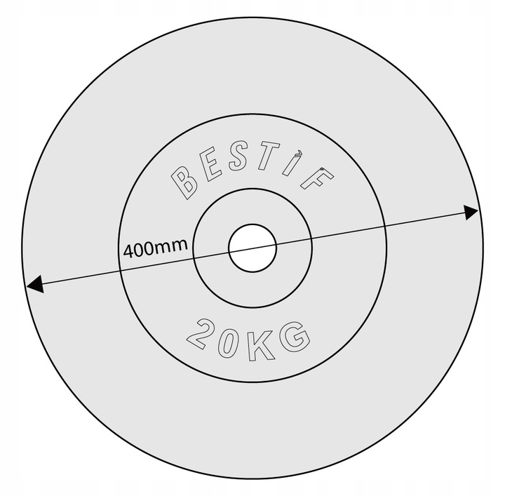 OBCIĄŻENIE BITUMICZNE CEMENTOWE TALERZ 20kg