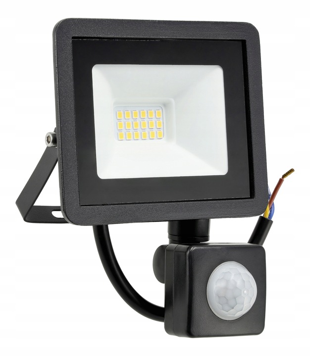 Halogen LED 20W 1800lm Lampa z Czujnik Ruchu Zmierzchu Naświetlacz