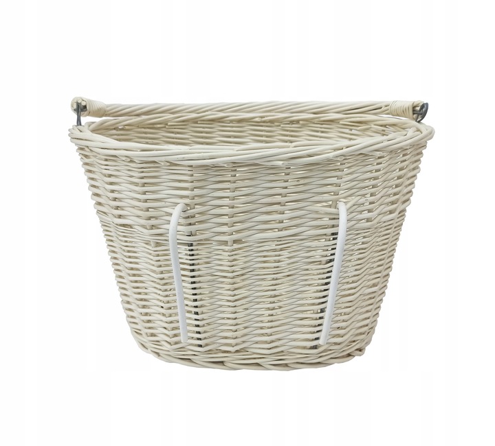 KOSZYK PRZEDNI NA ROWER ZAKUPY DUŻY KOSZ WIKLINOWY ROWEROWY STYLOWY Z1