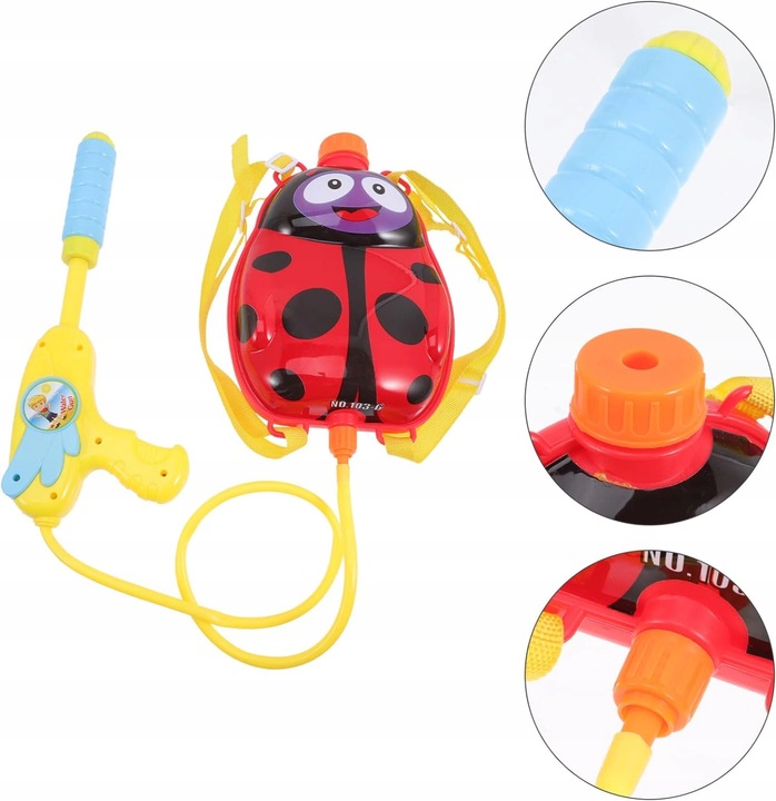 PISTOLET NA WODĘ BROŃ Z PLECAKIEM ŚMINGUS-DYNGUS SIKAWA BIERDONKA PLECACZEK