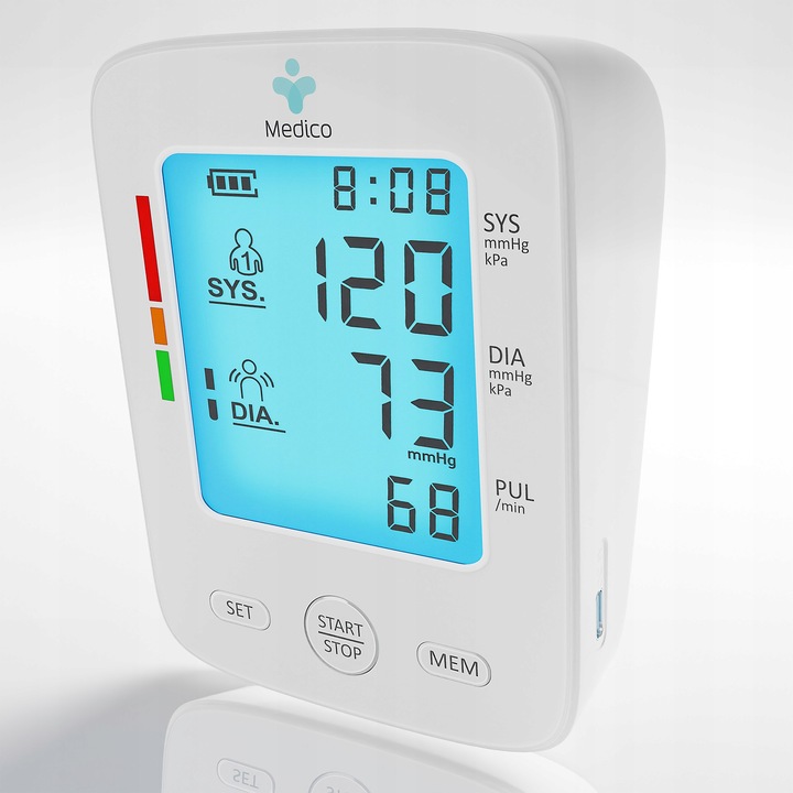 CIŚNIENIOMIERZ NARAMIENNY MEDICO ARYTMIA, WYGODNY, USB, DZIENNICZEK GRATIS