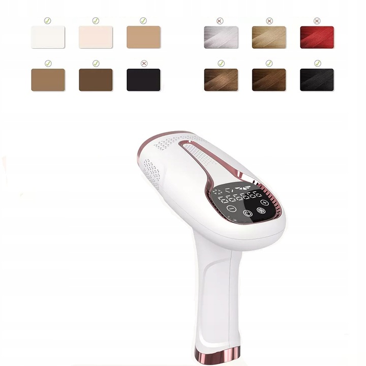 DEPILATOR IPL DO WŁOSÓW CIAŁA LASEROWY BIKINI NÓG DEPILACJA BEZBOLESNY