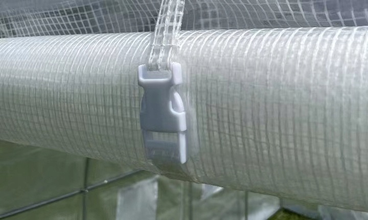 Tunel ogrodowy foliowy biały szklarnia folia 3x2x2m 6 m² 2 wejścia