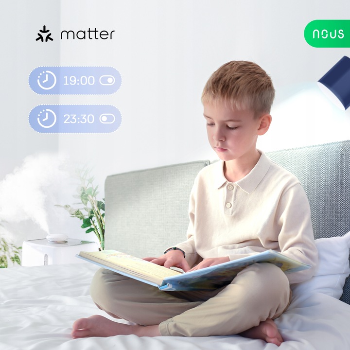 Gniazdo Smart Matter NOUS A8M 16A Home Assistant TUYA Apple HomeKit