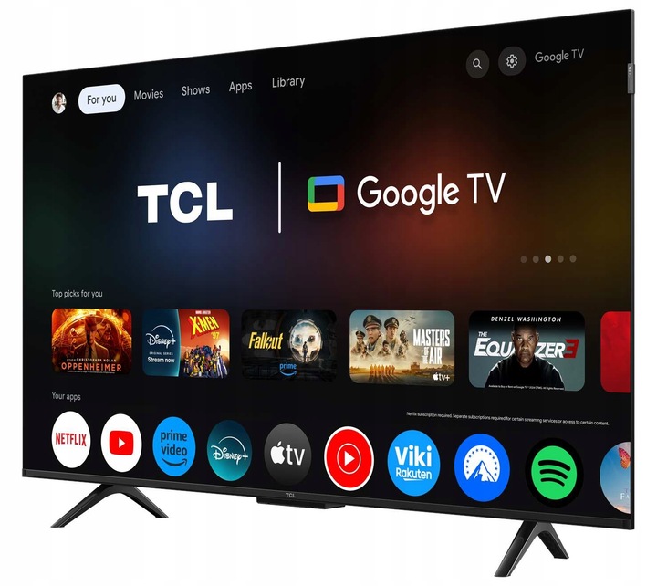 Telewizor TCL 50P7K QLED, Google TV Dolby Vision Dolby Atmos