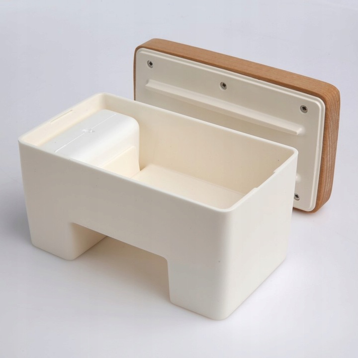 PRACTIC INTELIGENTNA MASELNICZKA WODNA Z POKRYWA POJEMNIK NA MASŁO BIAŁA