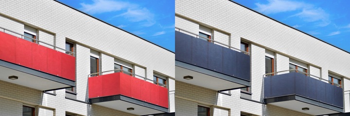 OSŁONA BALKONOWA 0,9X5M MATA NA BALKON TARAS OGRODZENIE PŁOT +UV 98%