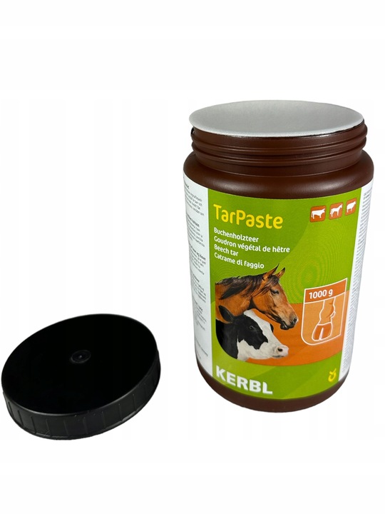 Dziegieć smoła bukowa do kopyt 1kg KERBL dla bydła