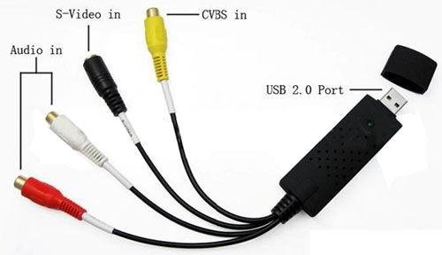 Video GRABBER EasyCap zgrywanie kaset VHS kamer PC WIN 7 8 10