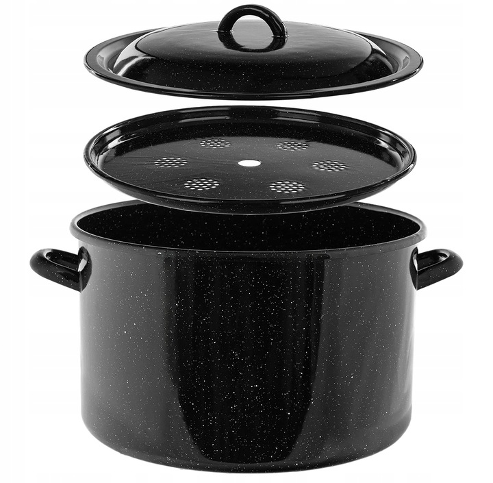 Powidlak emaliowany 15L garnek do pasteryzacji słoików wekowania 32cm