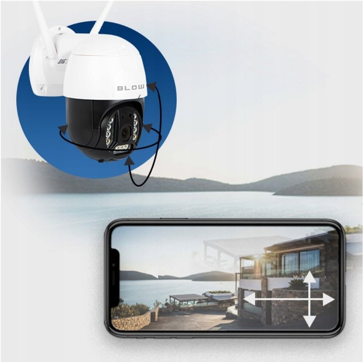 KAMERA IP 4G LTE SIM OBROTOWA MONITORING 3MPX 2K