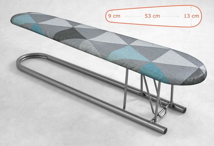 DESKA DO PRASOWANIA DUŻA 130x48 SKŁADANA DO GENERATORA PARY STACJI