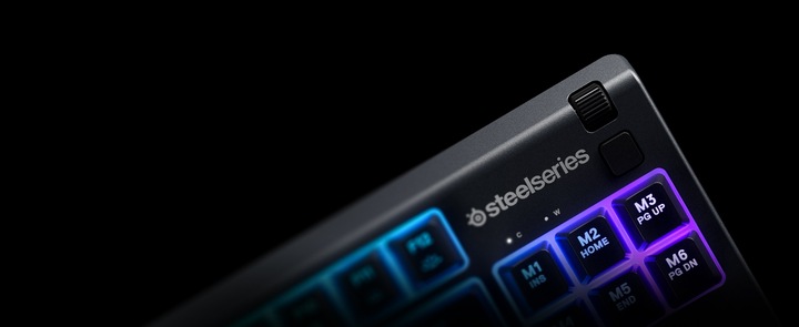 KLAWIATURA PRZEWODOWA MEMBRANOWA STEELSERIES APEX 3 TKL US GAMINGOWA RGB