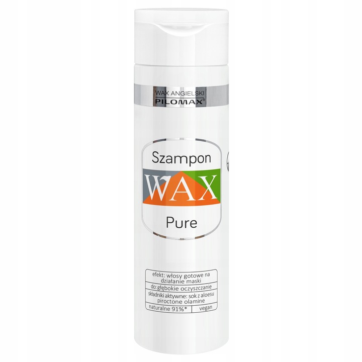 Szampon głęboko oczyszczający i nawilżający Pure WAX 200ml - przed