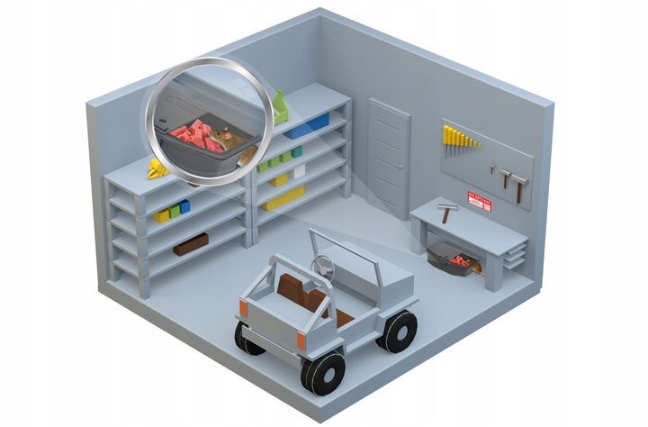 RATIMOR NA MYSZY I SZCZURY KOSTKA 1,5KG BROMADIOLONE