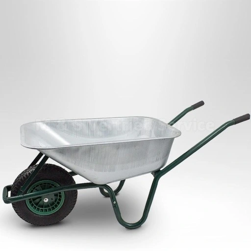 Taczka stalowa budowlana ogrodowa ocynkowana 120L 250 kg