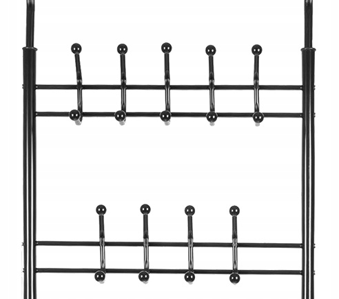 Wieszak Stojący na Ubrania RUHHY Metalowy do Przedpokoju Podłogowy