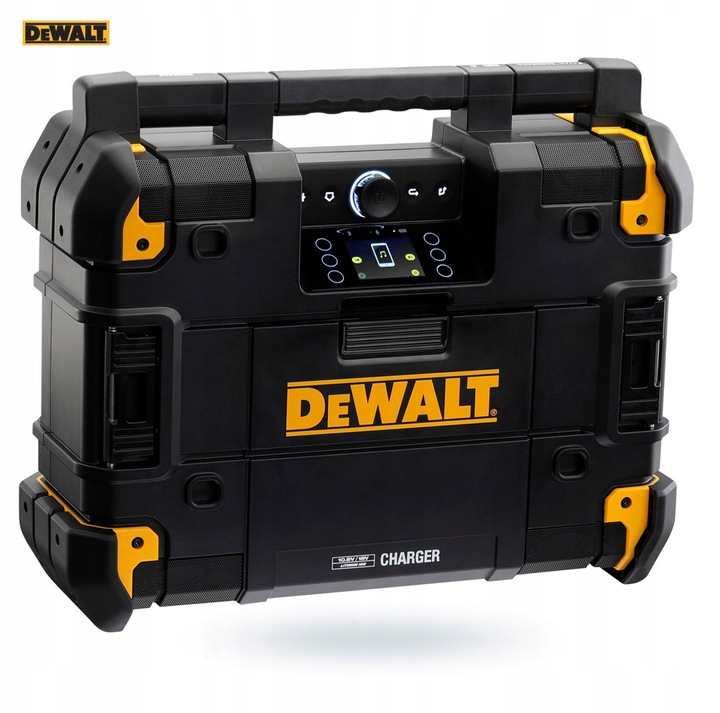 Radio budowlane Bluetooth TSTAK DEWALT DWST1-81078 z funkcją ładowarki