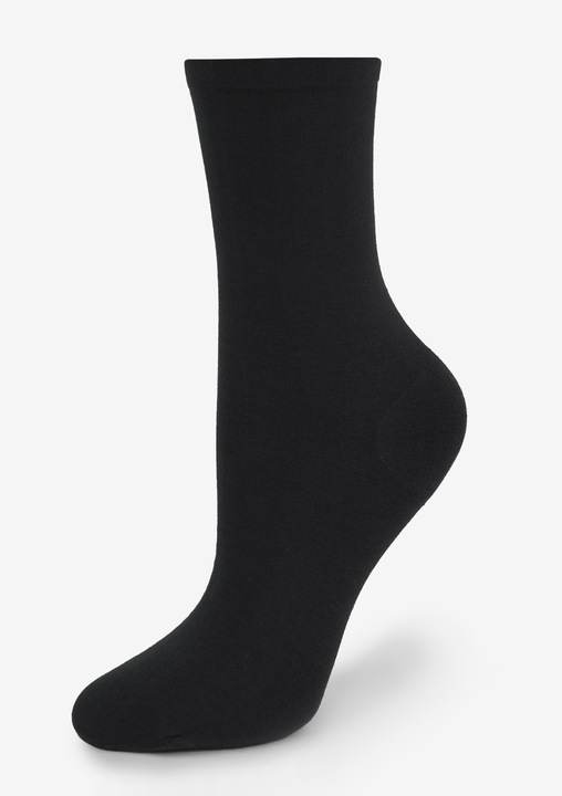 Skarpetki damskie długie Bawełniane polskie czarne active Forte 58 Marilyn
