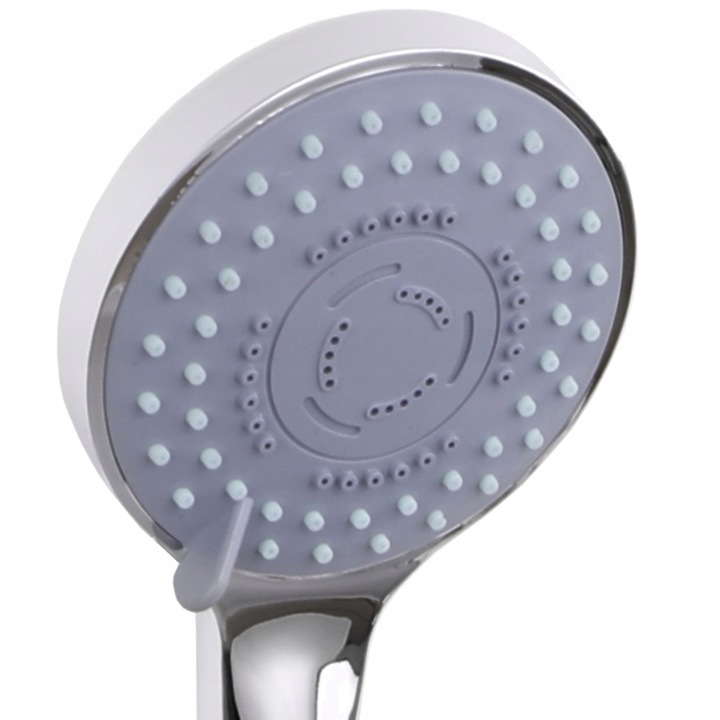 Bateria wannowa ścienna z prysznicem chrom srebrna słuchawka z wężem YOKA