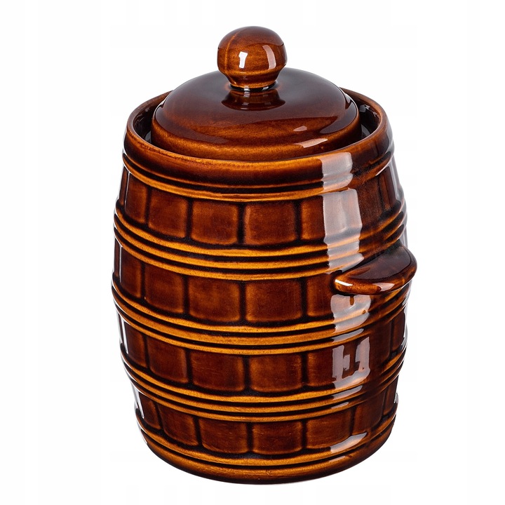 BECZKA KAMIONKA 12L GARNEK DO KISZENIA OGÓRKÓW KAPUSTY Z KOŁNIERZEM