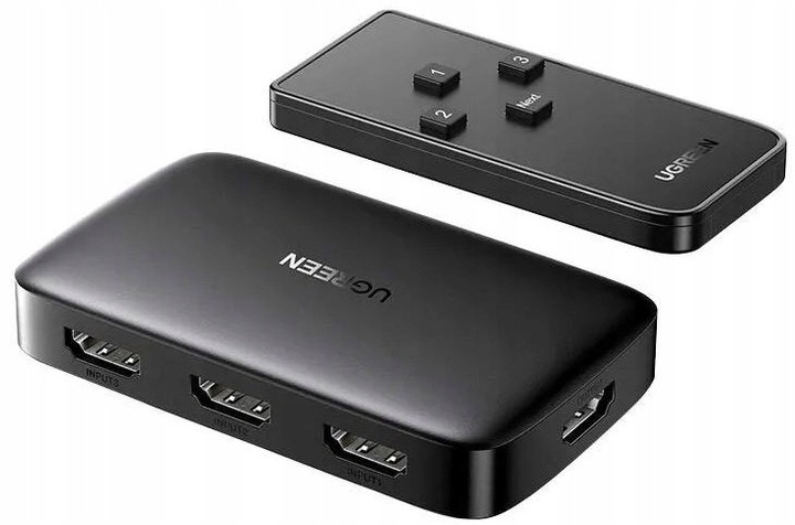 Przełącznik Switch CM332 3w1 HDMI 1.4 4K 30 Hz, Ugreen, SWITCH HDMI 27289