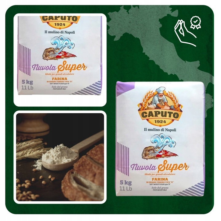 Caputo Nuvola Super włoska mąka napowietrzona do pizzy 5 kg