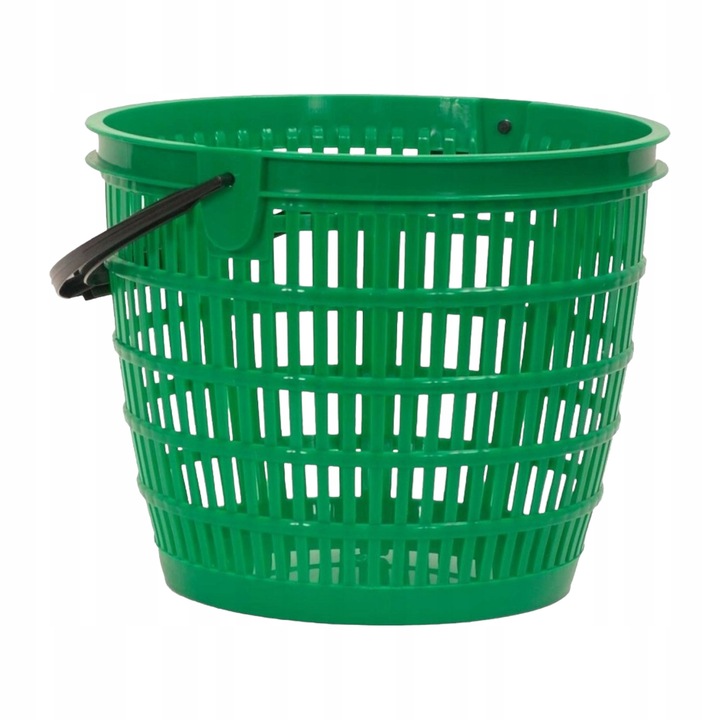 2x KOSZ 12L NA GRZYBY OWOCE ZIEMNIAKI KOSZYK PLASTIKOWY ZIELONY WIADERKO