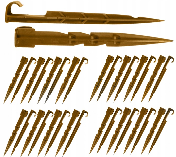 Uchwyty do linii rury kroplującej 100 16mm szpilki