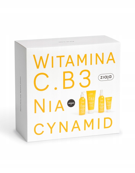 ZIAJA WITAMINA C. B3 NIACYNAMID ZESTAW KOSMETYKÓW