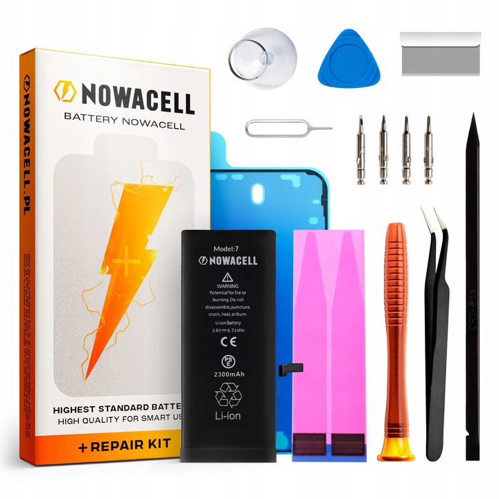 Bateria NOWACELL do iPhone 7 - większa pojemność