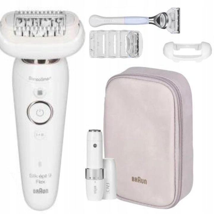 Braun depilator Silk-epil 9 Flex SES 9003 3D SES9003 + mini trymer