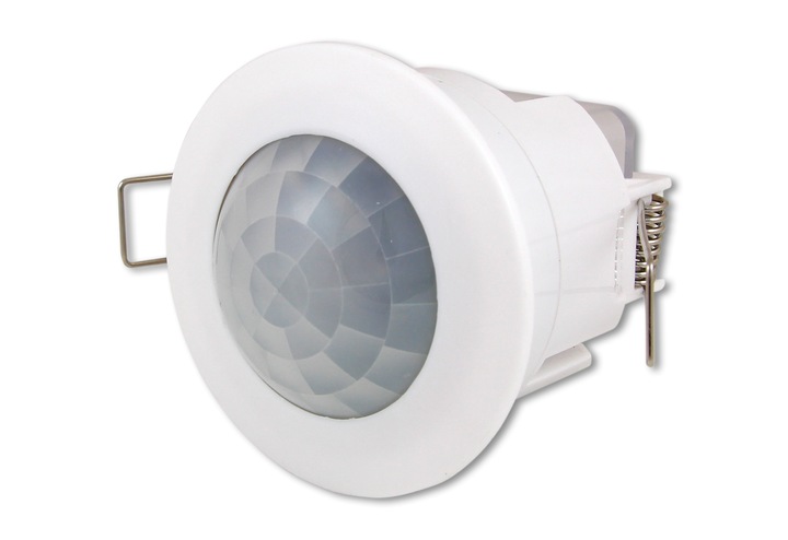 CZUJNIK RUCHU ZMIERZCHU natynkowy LED sufitowy PIR