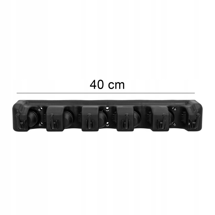 WIESZAK UCHWYT NA ŚCIANĘ ŚCIENNY NA MIOTŁY NARZĘDZIA SZCZOTKI GRABIE