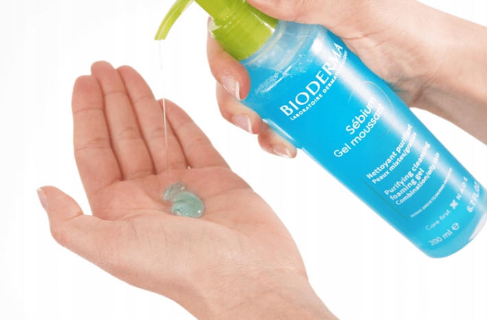 Bioderma Sebium Gel Moussant - antybakteryjny żel do cery tłustej i mieszan