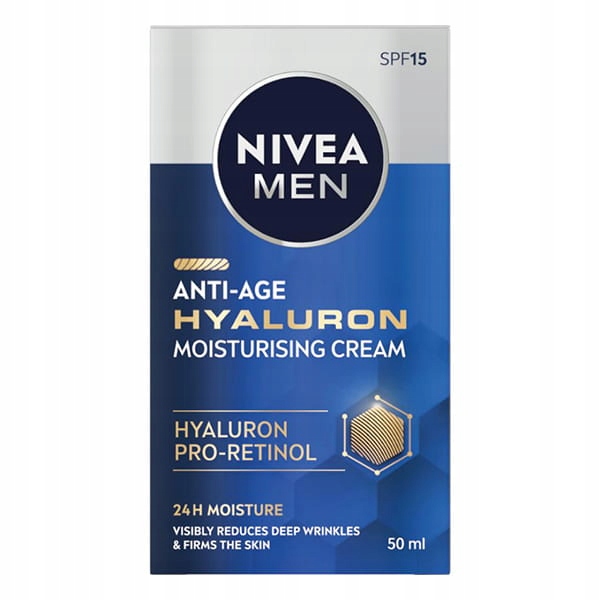 NIVEA MEN HYALURON przeciwzmarszczkowy krem dla mężczyzn z kwasem hialurono