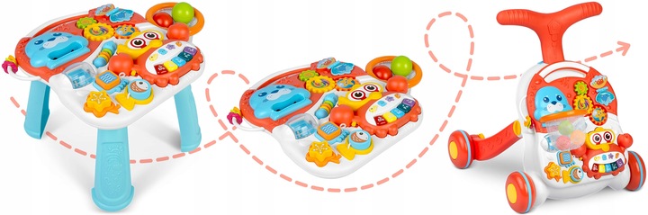 CHODZIK PCHACZ INTERAKTYWNY STOLIK EDUKACYJNY 5W1